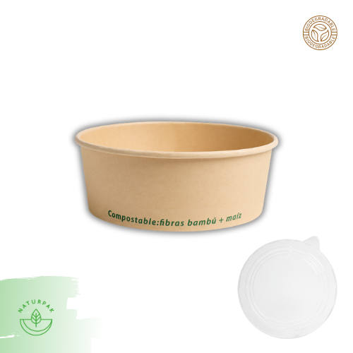 Ensaladero Bowl Bambú 46 Oz (1300 ml)