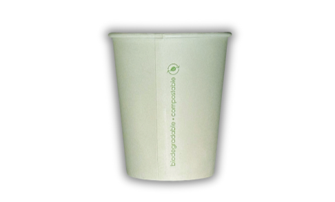 Vaso Blanco para Café PLA 8 Oz (236 ml)