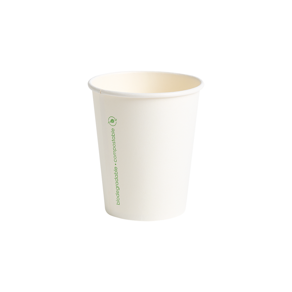 Vaso Blanco para Café PLA 8 Oz (236 ml)