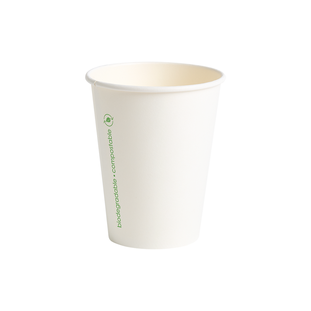 Vaso Blanco para Café PLA 12 Oz (355 ml)