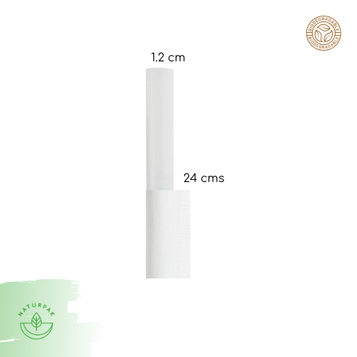 Popote Compostable Estuchado Tapioca